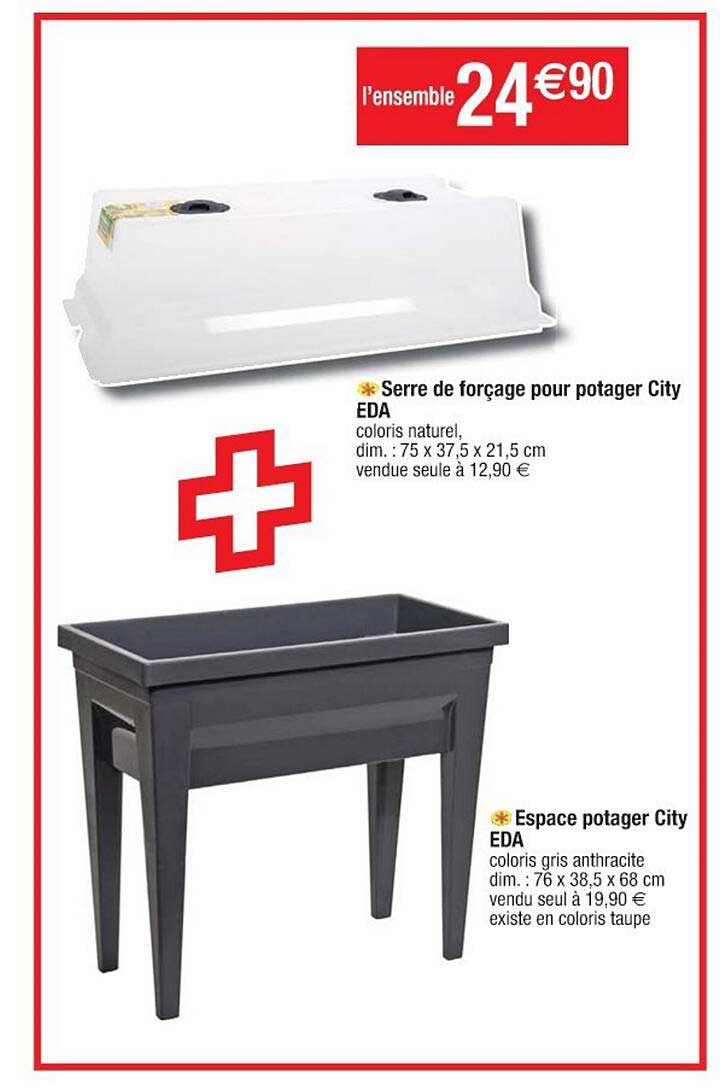 serre de forçage pour potager city eda