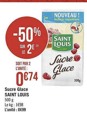 sucre glace saint louis