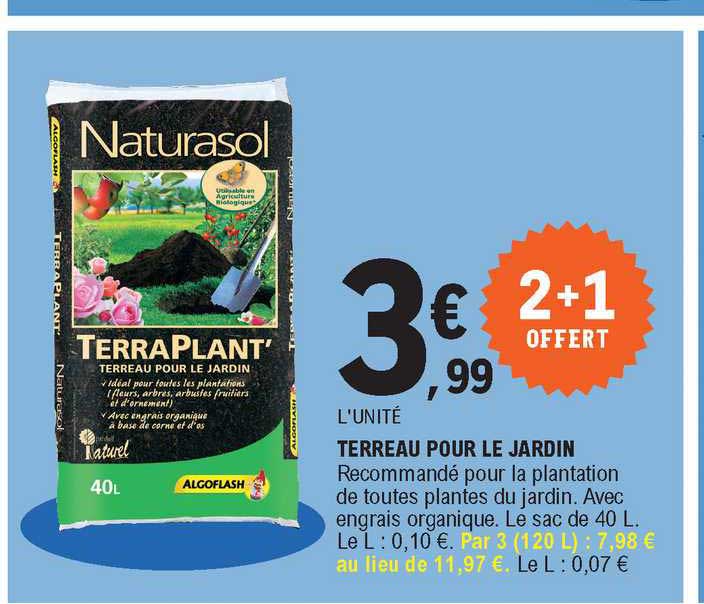 terreau pour le jardin naturasol