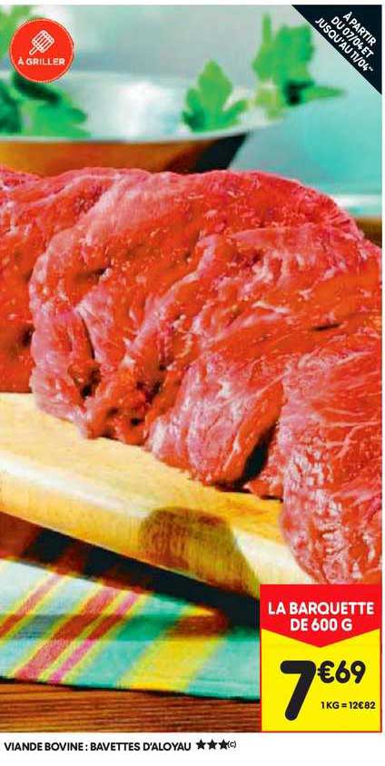 viande bovine : bavettes d'aloyau