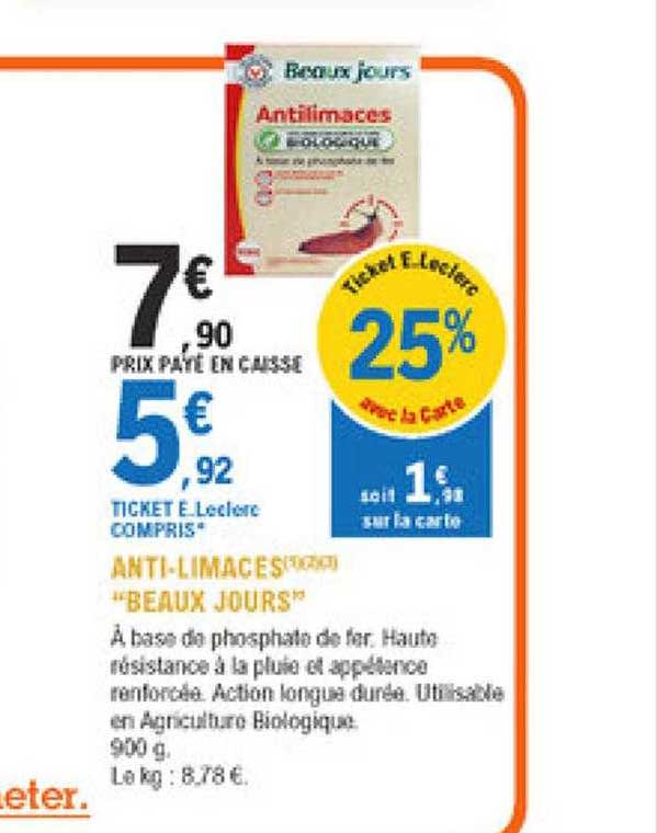 anti-limaces "beaux jours"