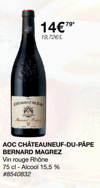 aoc châteauneuf-du-pâpe bernard magrez