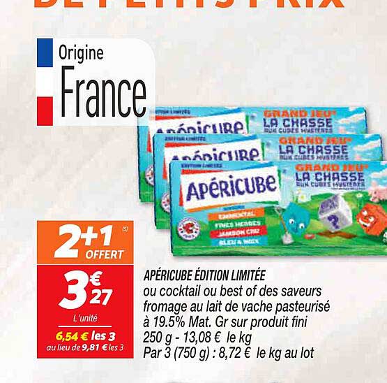 apéricube édition limité
