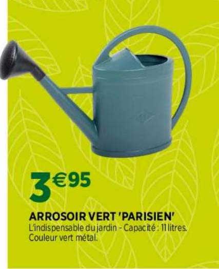 Arrosoir Vert "parisien"