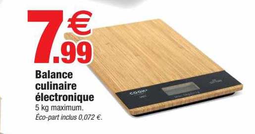 balance culinaire électrique