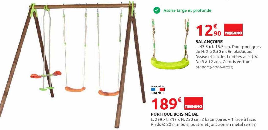balançoire trigano