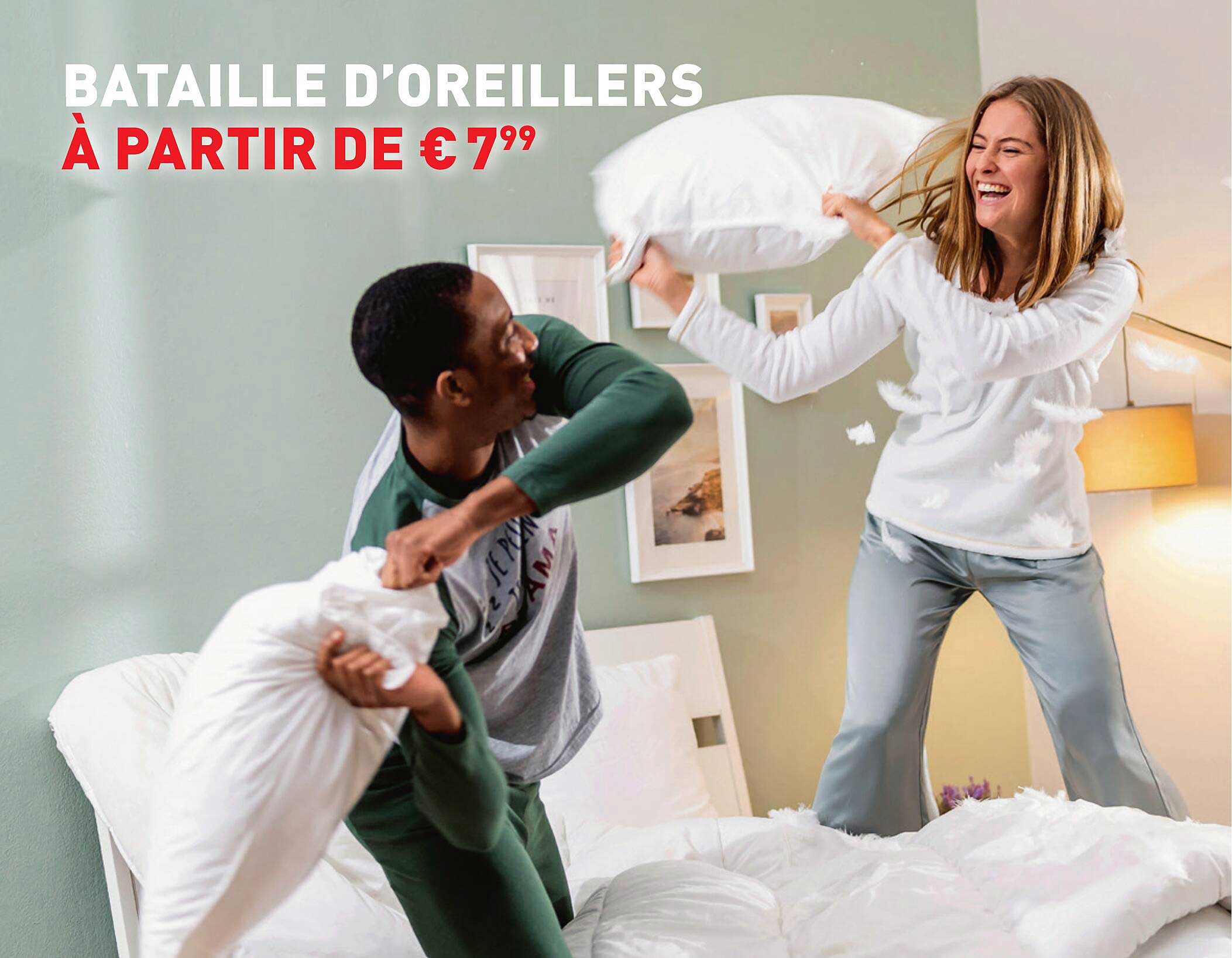 bataille d'oreillers