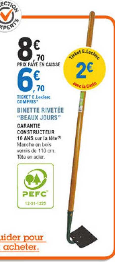 binette rivetée "beaux jours"