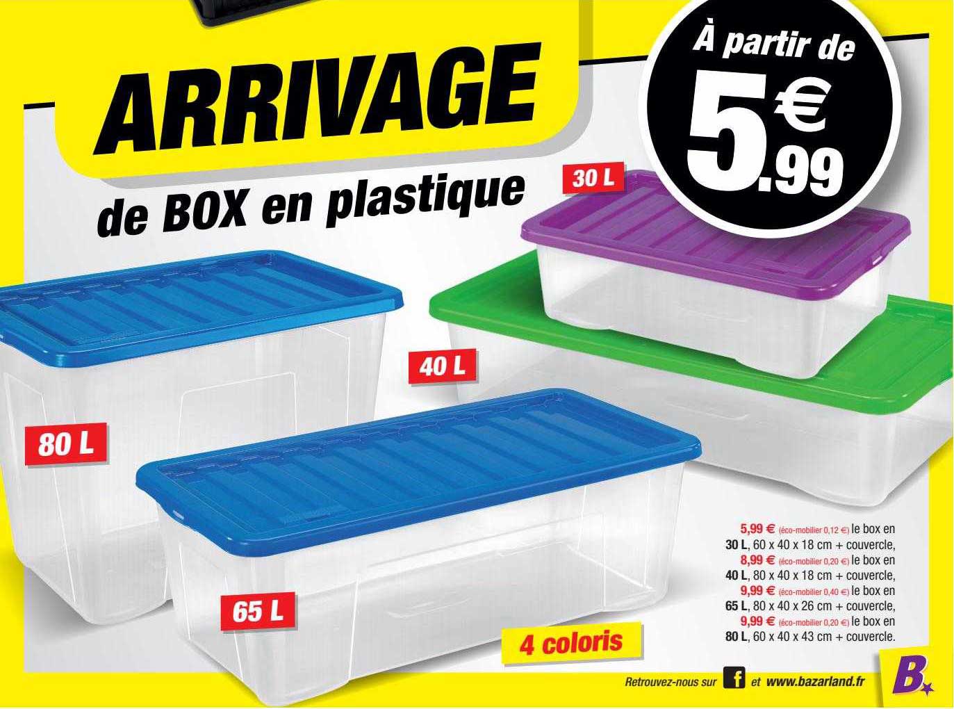 Box En Plastique