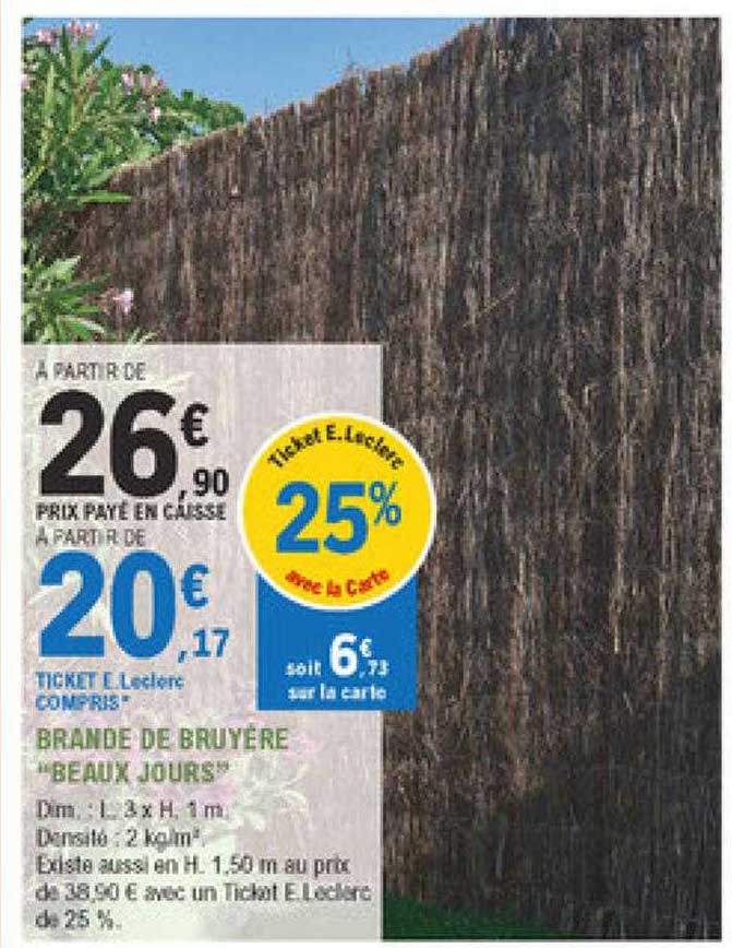 brande de bruyère "beaux jours"