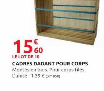 cadres dadant pour corps
