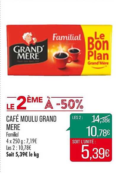 café moulu grand mère