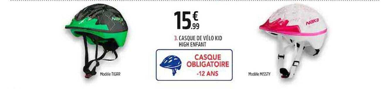 casque de vélo kid high enfant
