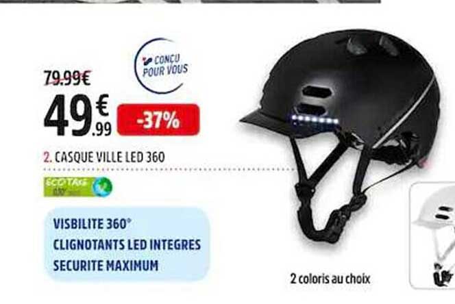 casque ville led 360