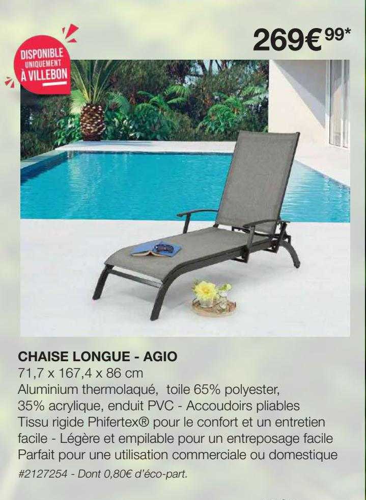 chaise longue - agio