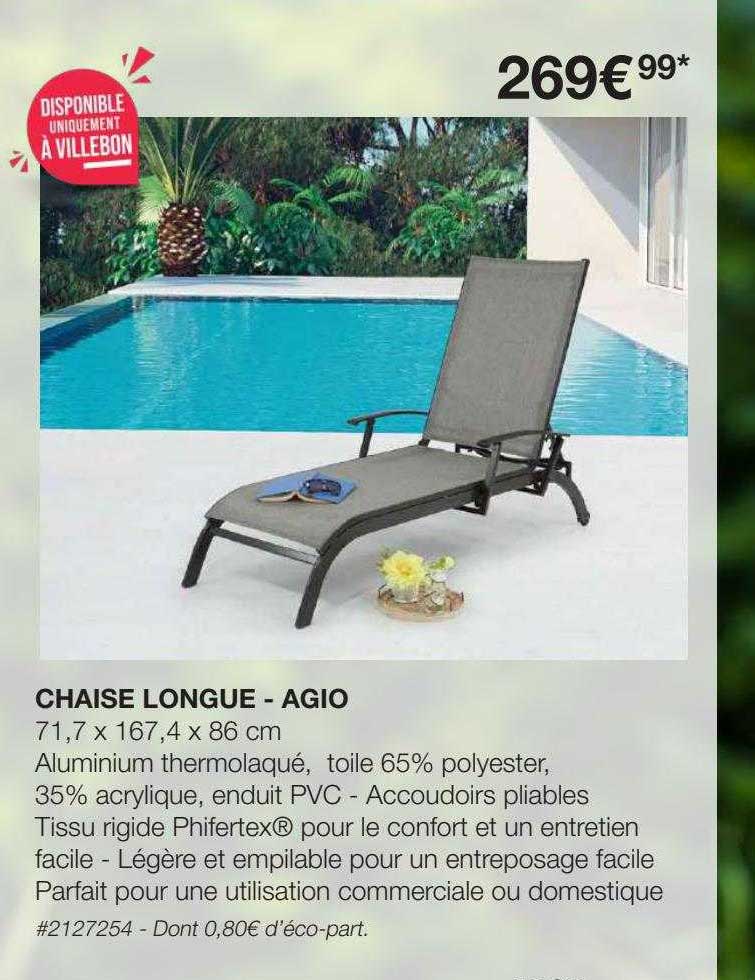 chaise longue - agio