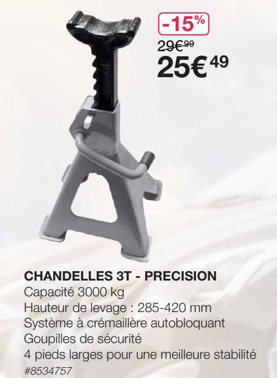 Chandelles 3t - Precision
