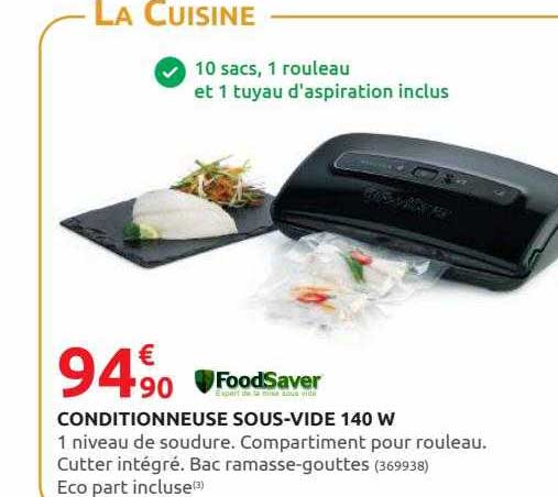 conditionneuse sous-vide 140 w foodSaver