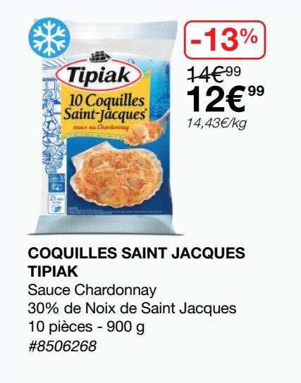 coquilles saint jacques tipiak