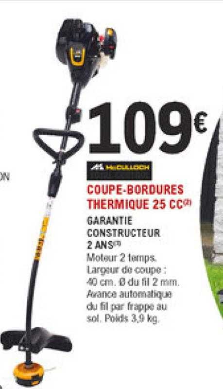 coupe-bordures thermique 25 cc