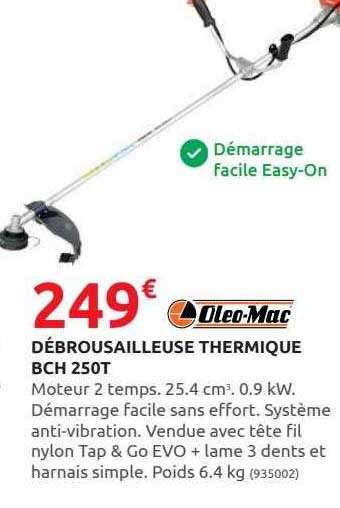 débroussailleuse thermique bch 250t oleo-Mac