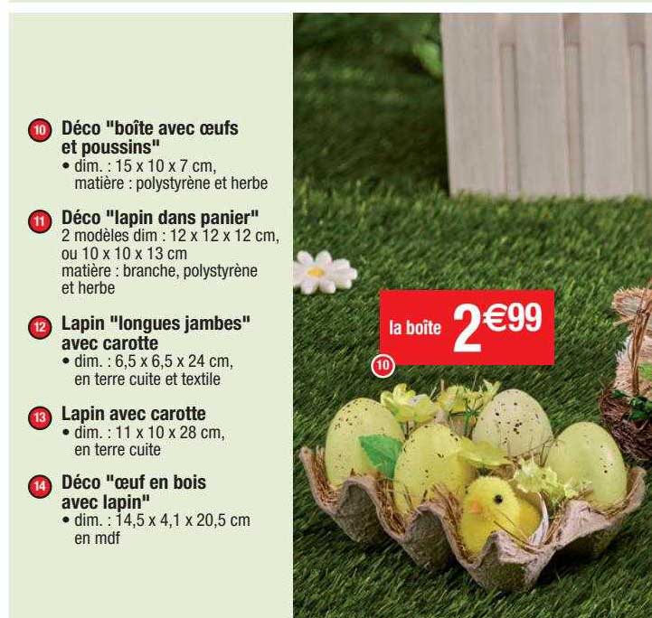 déco "boîte avec oeufs et poussins " déco "lapin dans panier", lapin "longues jambes" avec carotte, lapin avec carotte, déco "œuf en bois avec lapin"