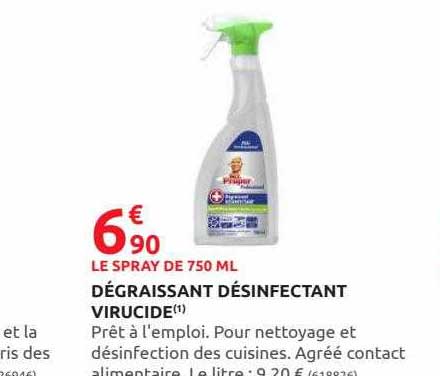 dégraissant désinfectant virucide