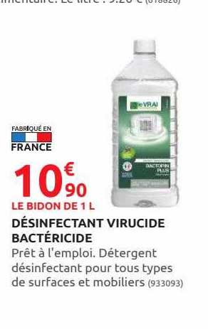 désinfectant virucide bactéricide