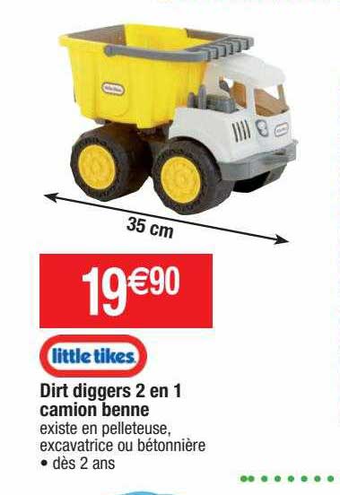 dirt diggers 2 en 1 little tikes