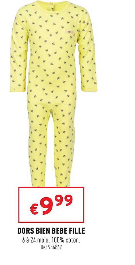 dors bien bébé fille