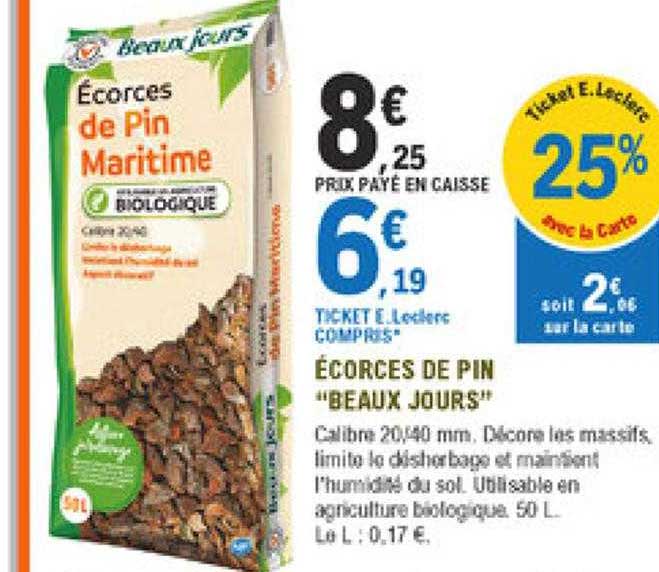 écorces de pin "beaux jours"