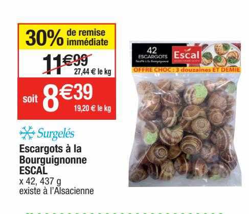 escargots à la bourguignonne escal