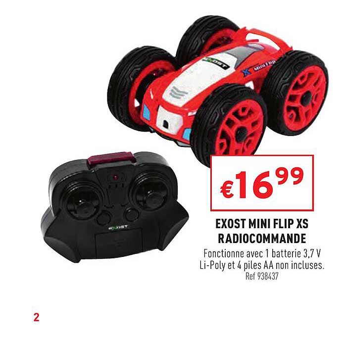 exost mini flip xs radiocommande