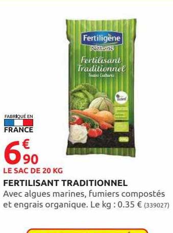 fertilisant traditionnel fertiligène