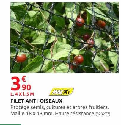 filet anti-oiseaux macxi