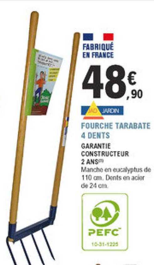 fource tarabate 4 dents