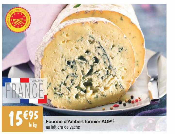 fourme d'ambert fermier aop