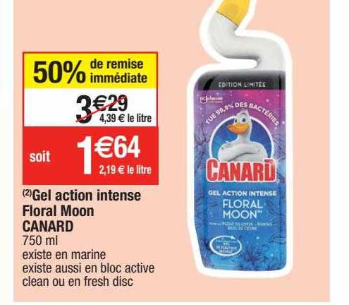 Gel Action Intense Floral Moon Canard