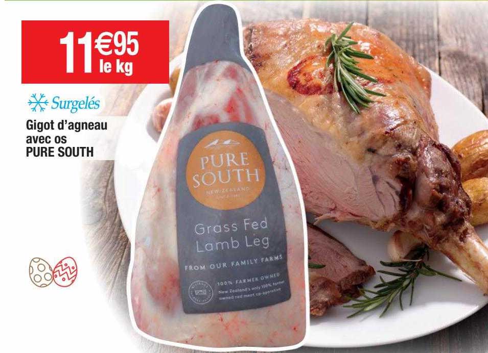 gigot d'agneau avec os pure south