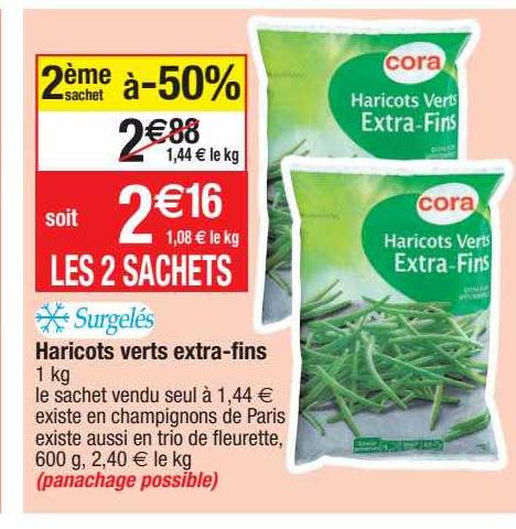haricots verts extra-fins
