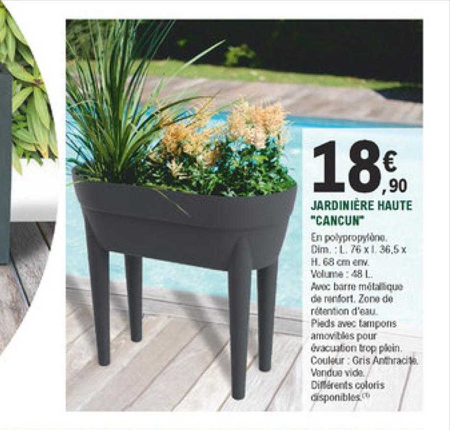 jardinière haute "cancun"