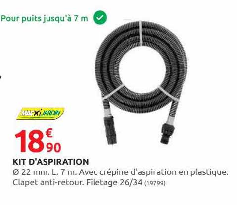 kit d'aspiration macxi jardin