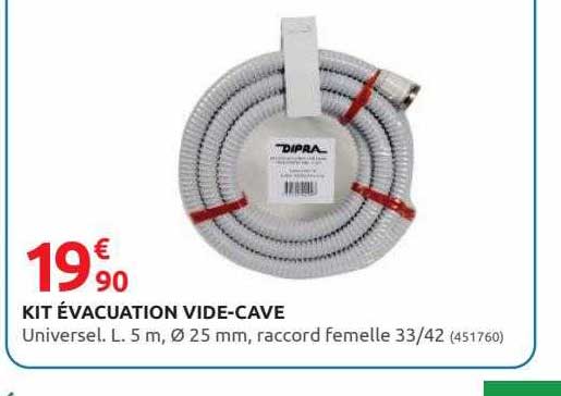 kit évacuation vide-cave