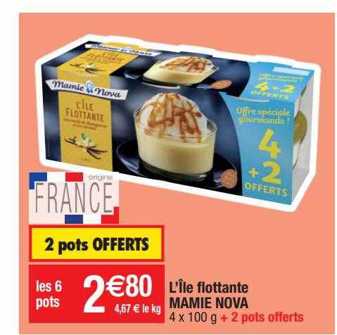 l'île flottante mamie nova