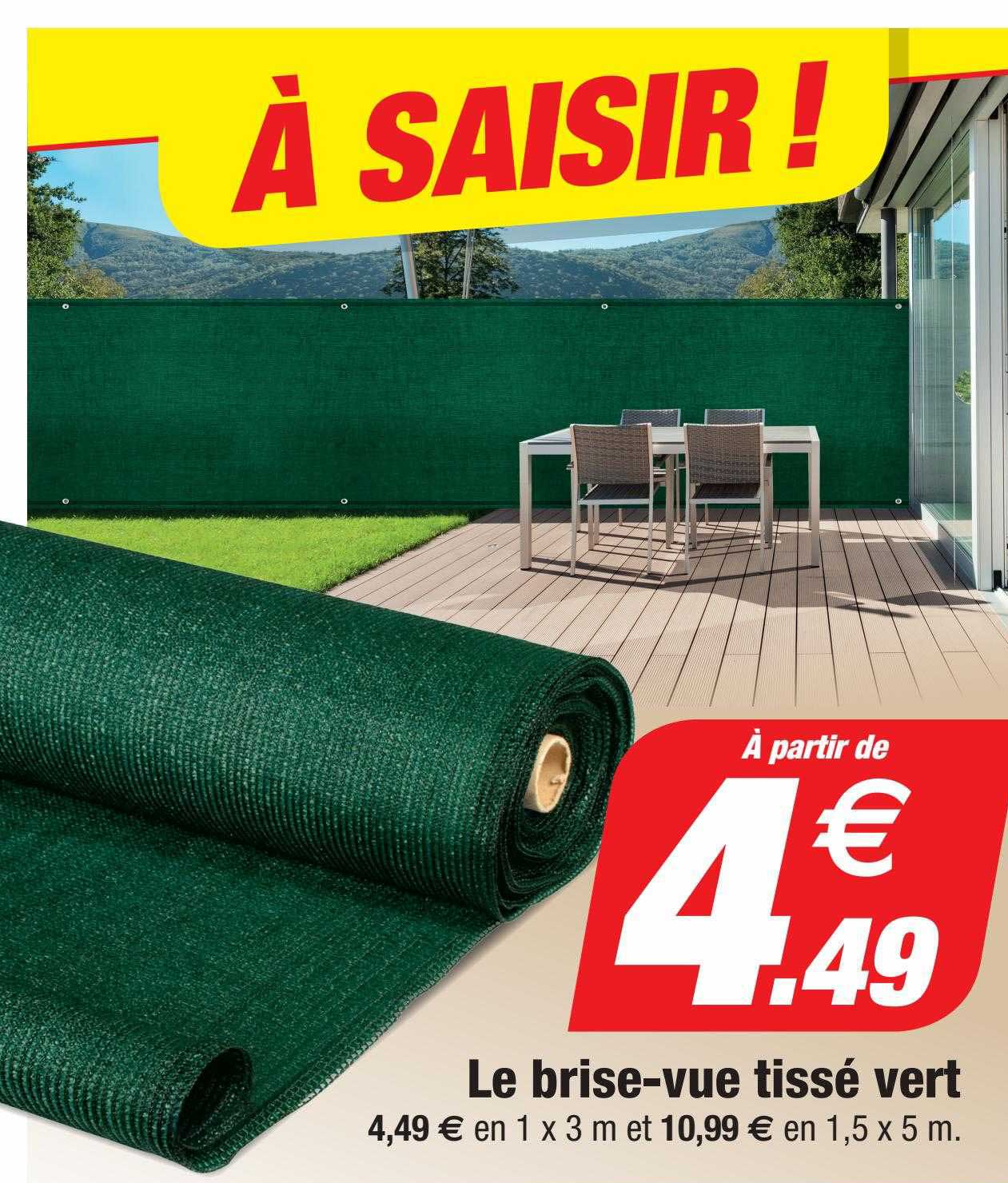 Le Brise-vue Tissé Vert