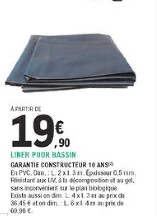 liner pour bassin