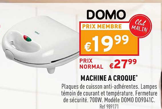 Machine à Croque Domo