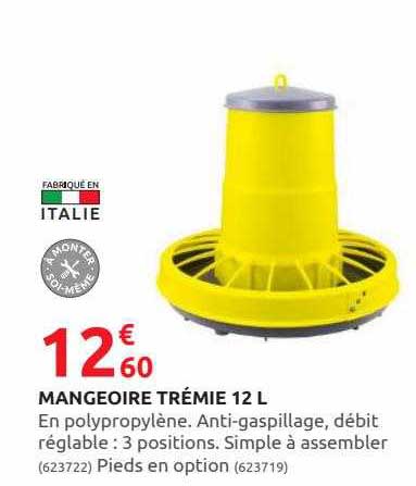 mangeoire trémie 12 l