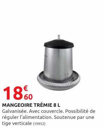 mangeoire trémie 8 l