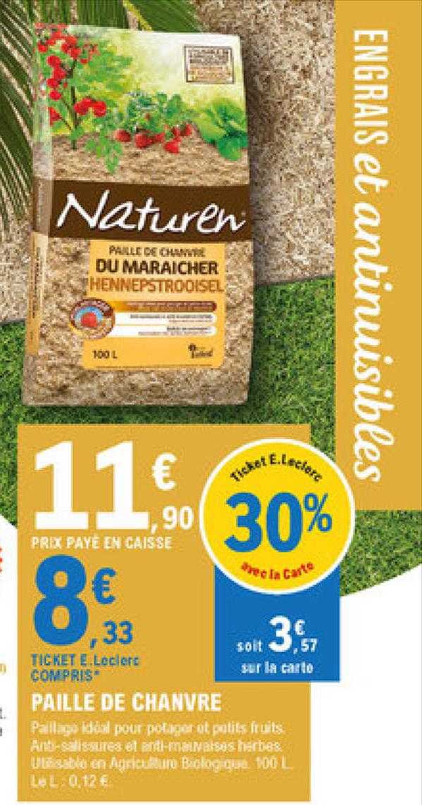 Paille De Chanvre Naturen